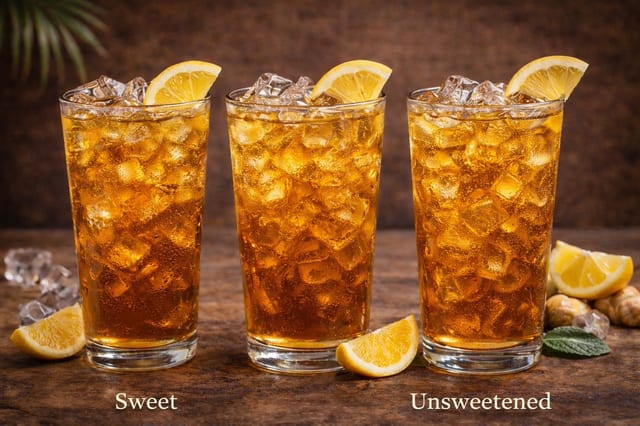 Sweet or Unsweetened Tea.