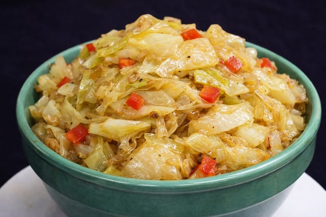 Sautéed Cabbage.