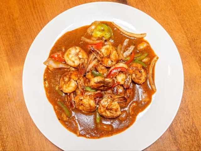 Jerk Shrimp & Grits.